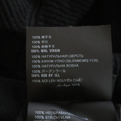 Prada Wool Turtleneck Ribbed Long Sleeve Knit Sweater Black — view 7