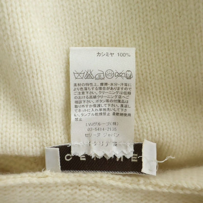 Celine Cashmere Knit Zip Up Hoodie Ivory — view 8