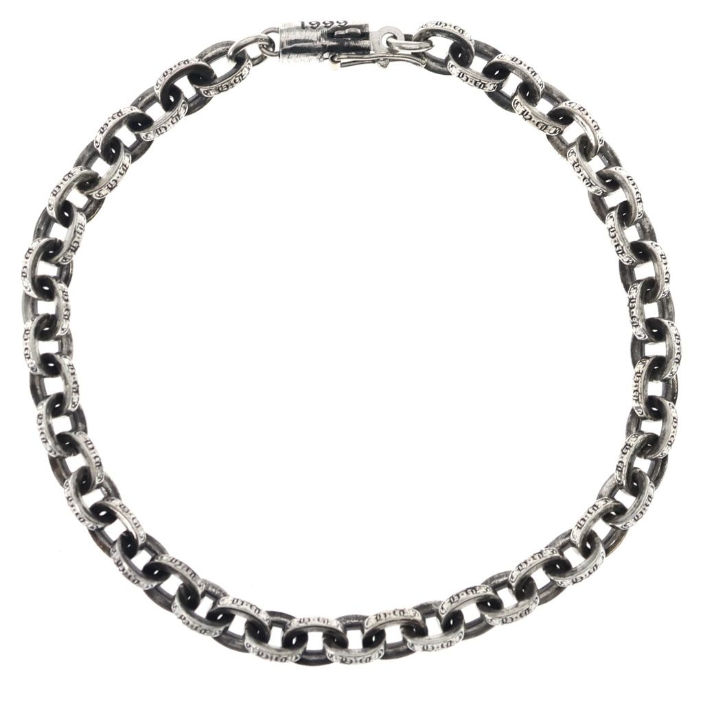 Chrome Hearts Paper Chain Bracelet Silver