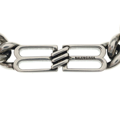 Balenciaga BB Icon Chain Necklace Silver — view 3