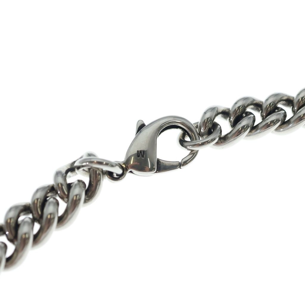 Balenciaga BB Icon Chain Necklace Silver — view 4
