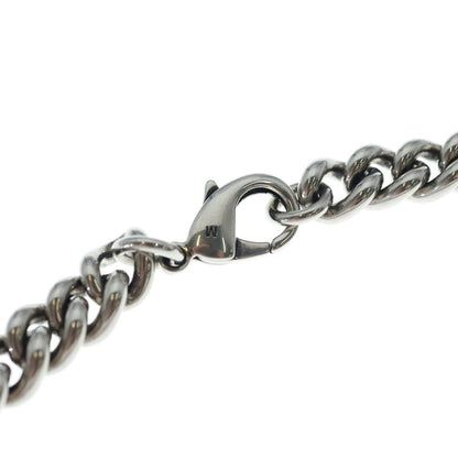 Balenciaga BB Icon Chain Necklace Silver — view 4