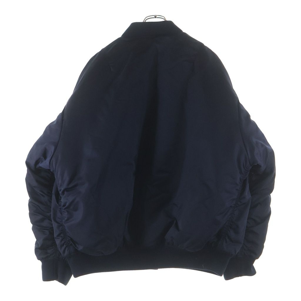Prada Re-Nylon Bomber Jacket Navy — view 2