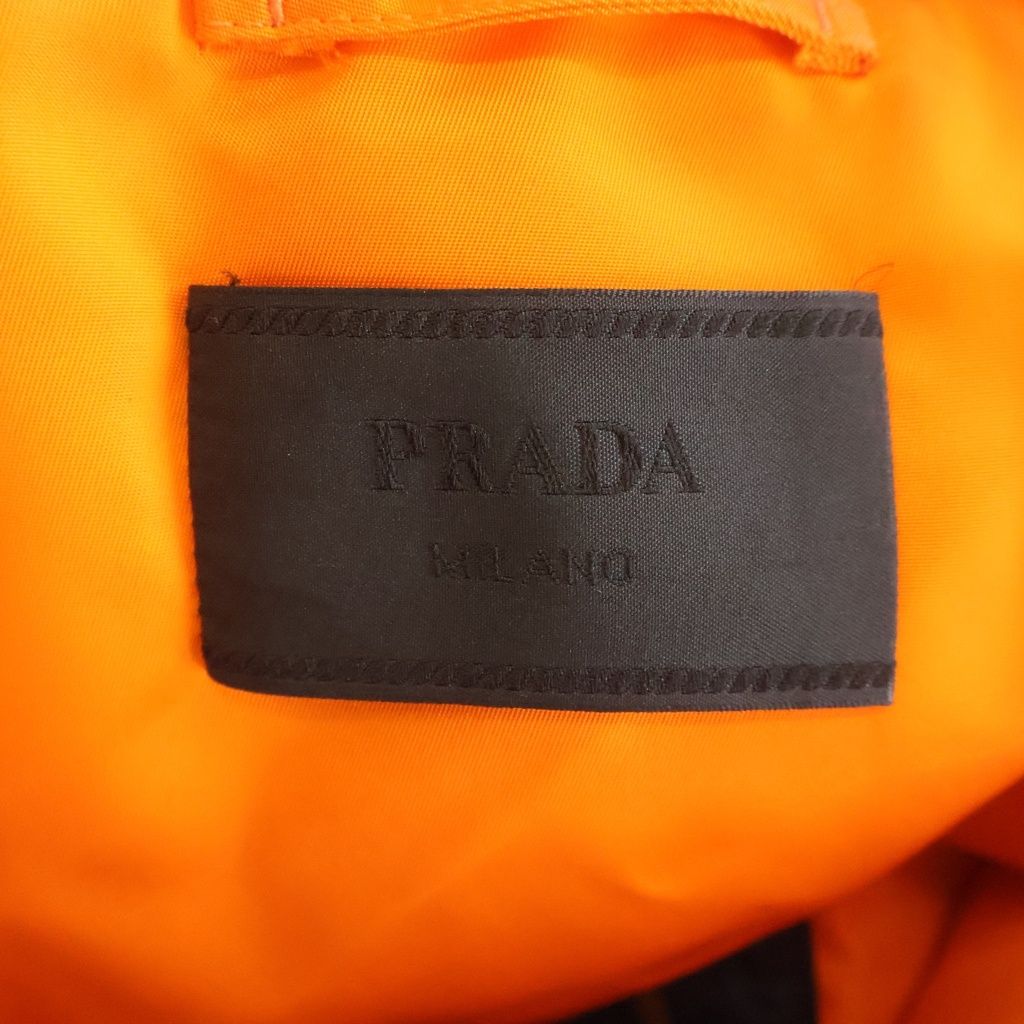 Prada Re-Nylon Bomber Jacket Navy — view 6