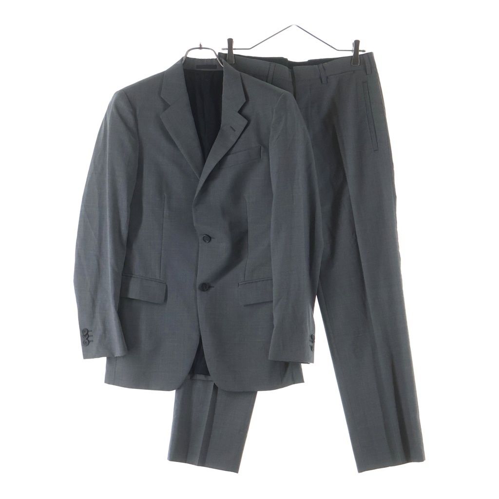Prada Wool Set Jacket Trousers Gray