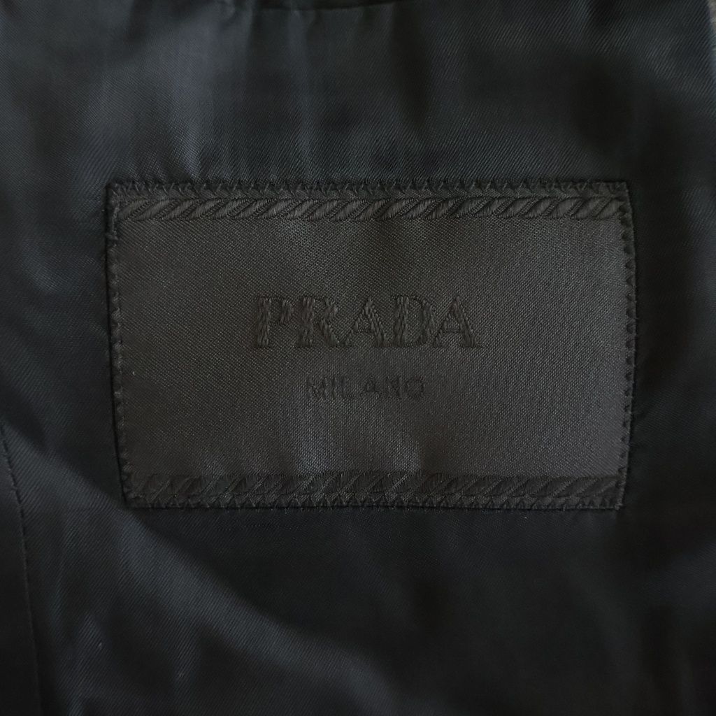 Prada Wool Set Jacket Trousers Gray — view 6