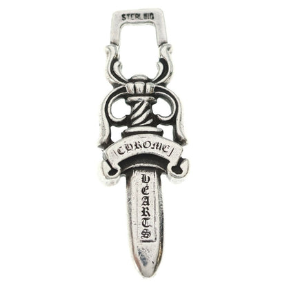 Chrome Hearts 10 Dagger Pendant Silver
