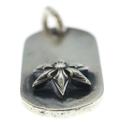 Chrome Hearts Raised Star Dogtag Dog Tag Silver Pendant — view 5