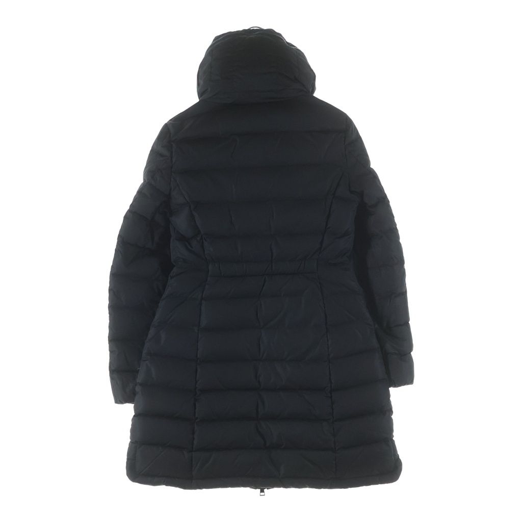 Moncler Flammette Jacket Flamette Zip Up Nylon Down Black — view 2