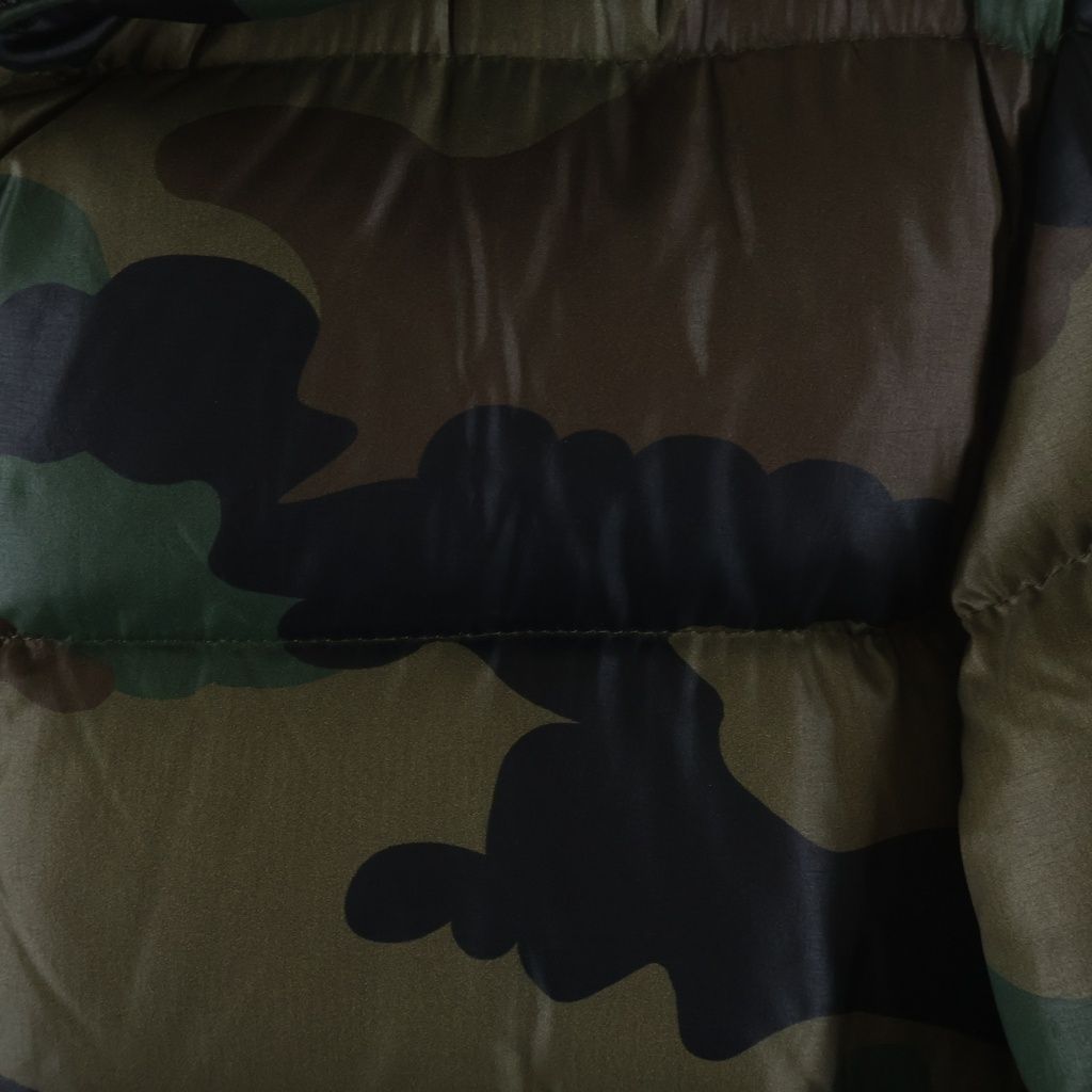 Moncler Blier Camouflage Nylon Down Jacket Khaki — view 5