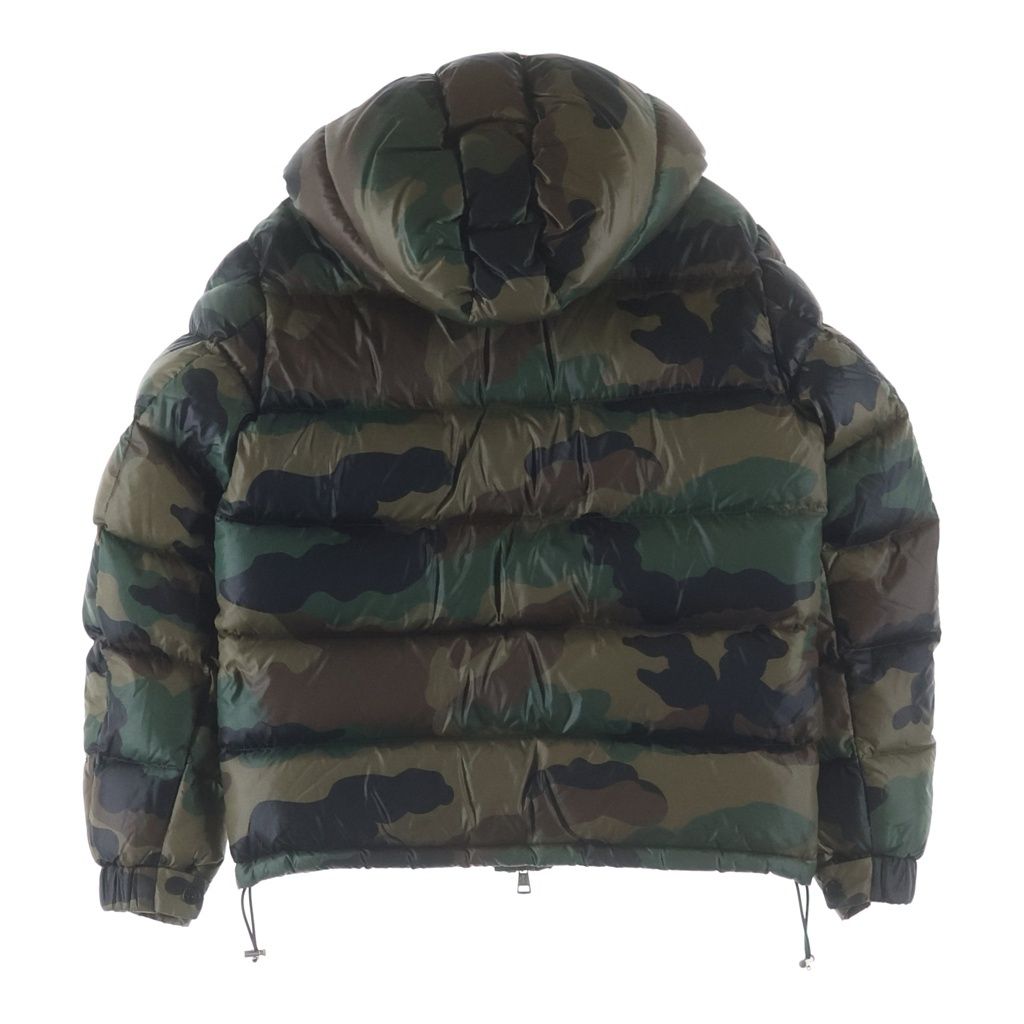 Moncler Blier Camouflage Nylon Down Jacket Khaki — view 2