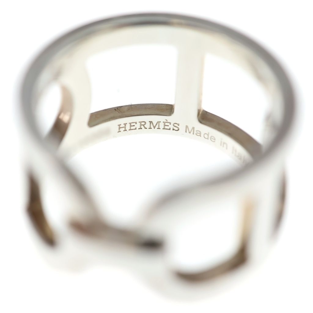 Hermes Chaine D'ancre Ring Silver — view 5