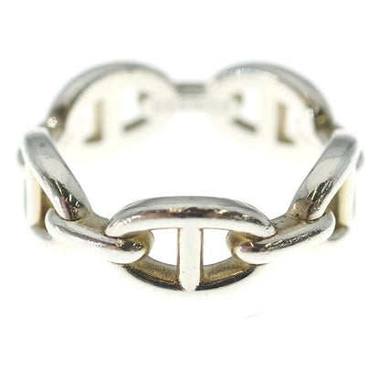 Hermes Chaine D'ancre Ring Silver