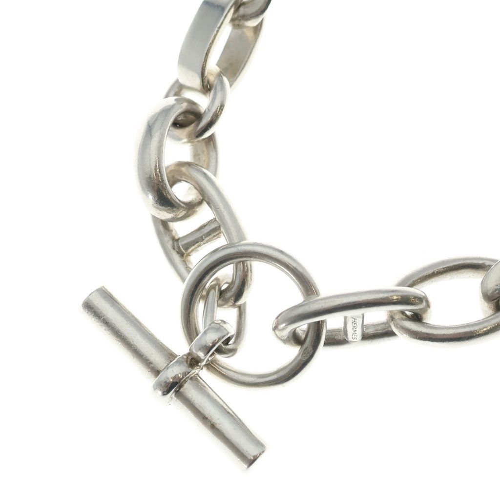 Hermes Vintage Area Necklace PM Silver
