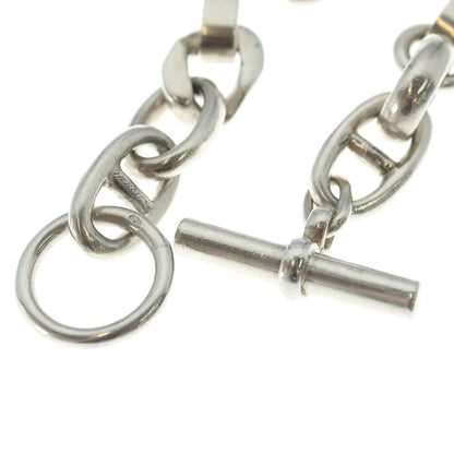 Hermes Vintage Area Necklace PM Silver — view 4