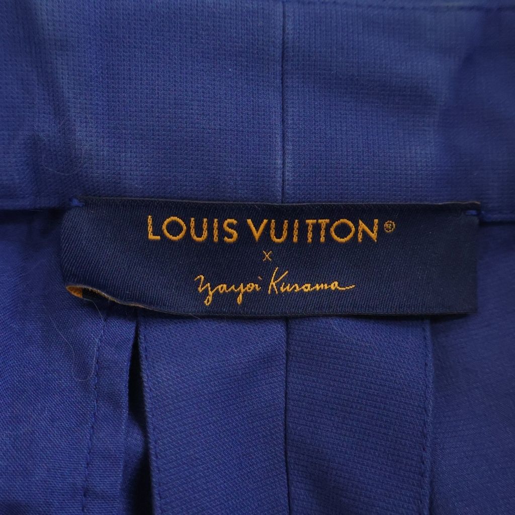 Louis Vuitton YK Yayoi Kusama Monogram Wappen Cargo Pants Blue — view 6