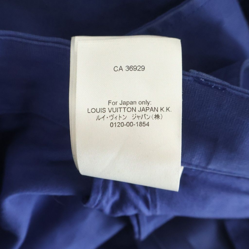 Louis Vuitton YK Yayoi Kusama Monogram Wappen Cargo Pants Blue — view 8