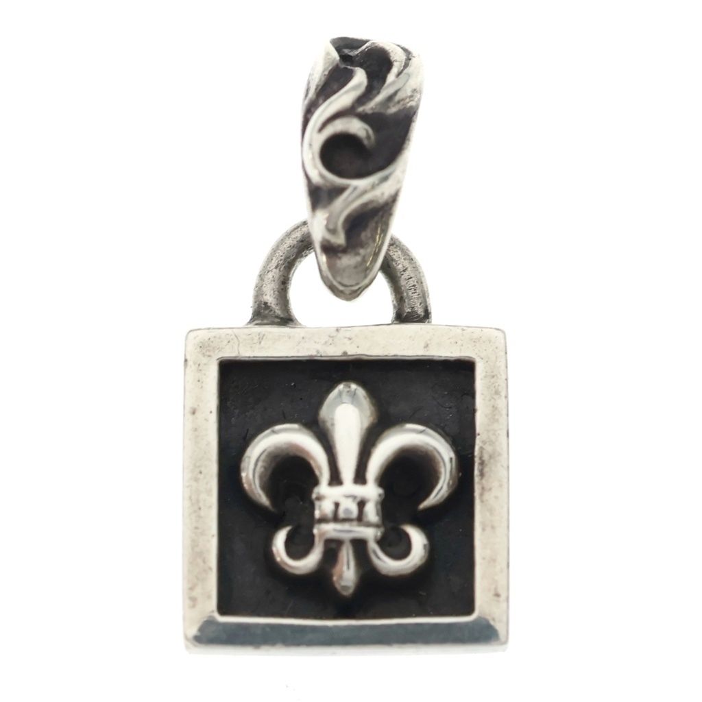 Chrome Hearts Framed BS Fluer BS Flare Charm Pendant Silver