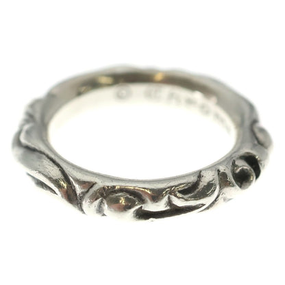 Chrome Hearts Scrl Band Scroll Ring Silver — view 4