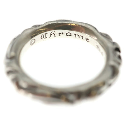 Chrome Hearts Scrl Band Scroll Ring Silver — view 5
