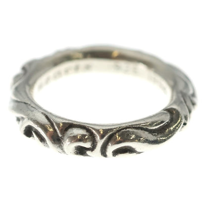 Chrome Hearts Scrl Band Scroll Ring Silver — view 3