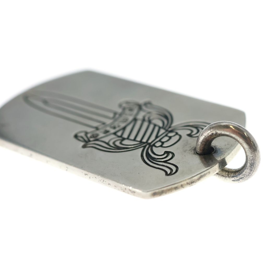 Chrome Hearts Kyosuke Himuro Large Dog Tag Daga Silver Pendant — view 6