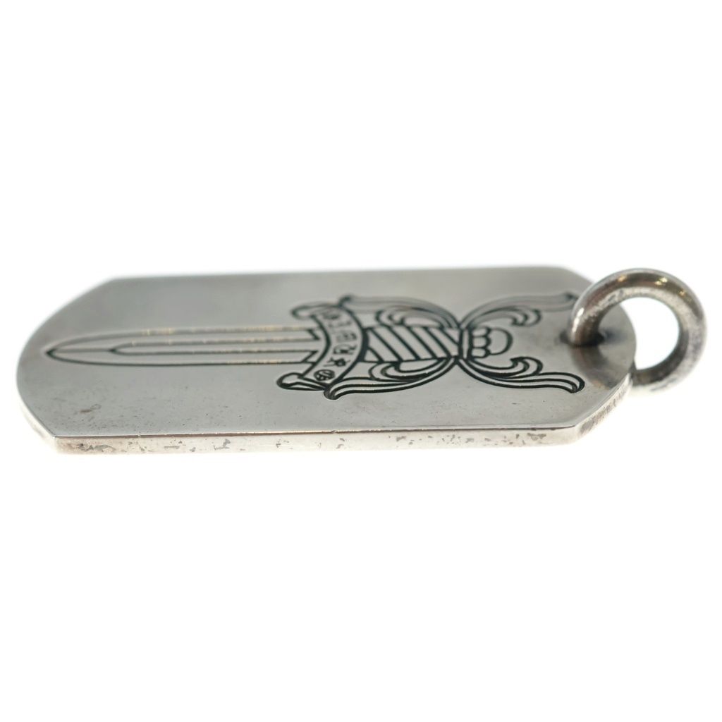 Chrome Hearts Kyosuke Himuro Large Dog Tag Daga Silver Pendant — view 3