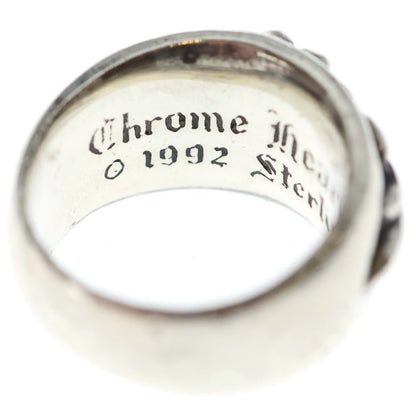 Chrome Hearts Flrl Crs Floral Cross Ring Silver — view 5