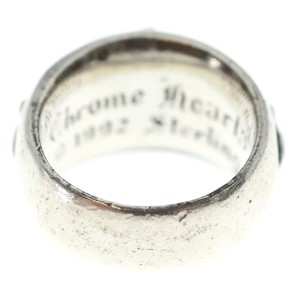 Chrome Hearts Flrl Crs Floral Cross Ring Silver — view 2