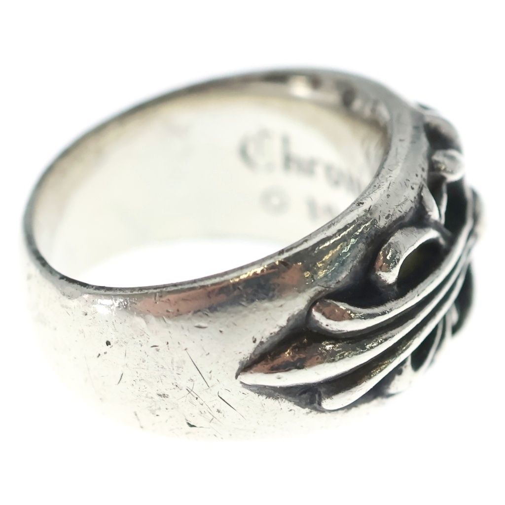Chrome Hearts Flrl Crs Floral Cross Ring Silver — view 3