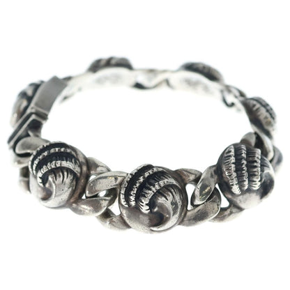 Chrome Hearts Vintage Crow Link Bracelet Silver — view 4