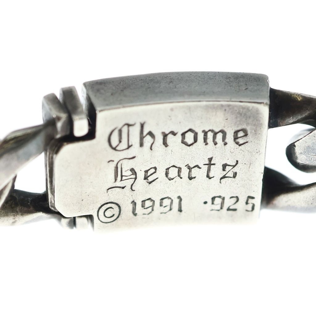 Chrome Hearts Vintage Crow Link Bracelet Silver — view 5
