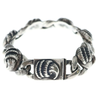 Chrome Hearts Vintage Crow Link Bracelet Silver
