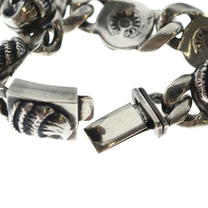 Chrome Hearts Vintage Crow Link Bracelet Silver — view 6