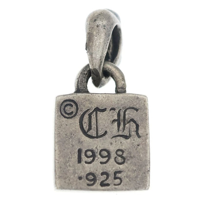 Chrome Hearts Framed CH Plus 1 Ruby Charm Pendant Silver — view 2