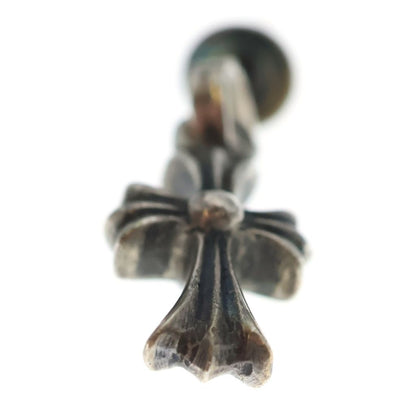 Chrome Hearts Bby Pprchn Baby Fat Cross Drop Earrings Silver — view 5