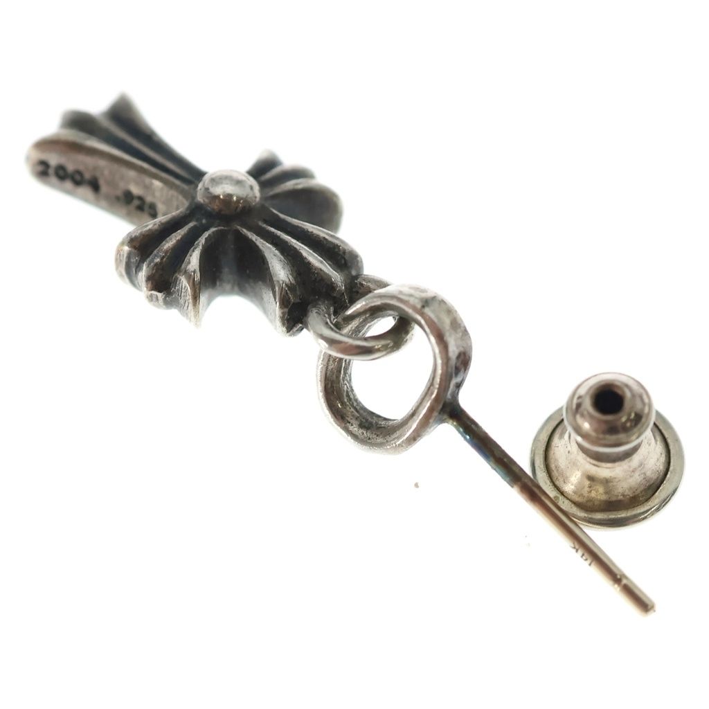 Chrome Hearts Bby Pprchn Baby Fat Cross Drop Earrings Silver — view 6