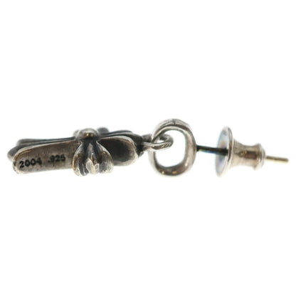 Chrome Hearts Bby Pprchn Baby Fat Cross Drop Earrings Silver — view 3