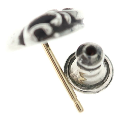 Chrome Hearts Stud Heart Earrings Silver — view 5
