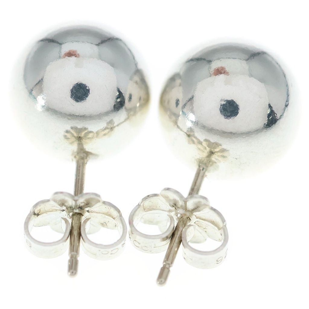 Tiffany & Co Graduated Ball Earrings Silver — view 2