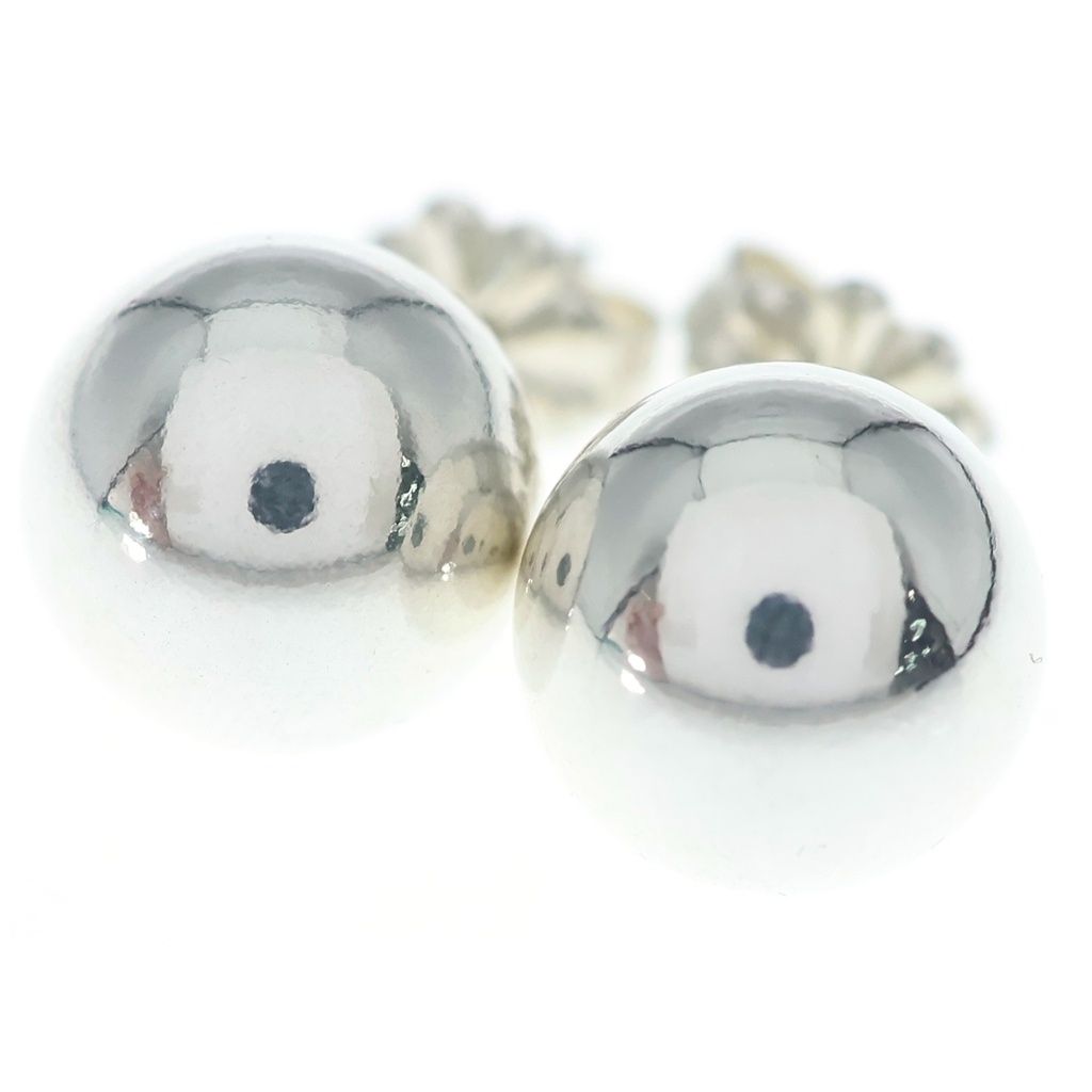 Tiffany & Co Graduated Ball Earrings Silver
