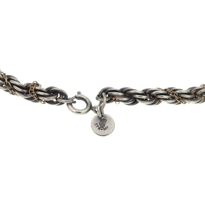 Tiffany & Co Twist Loop Necklace Snake Chain Silver Gold 14k — view 5