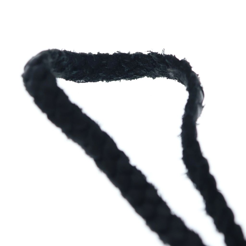 Chrome Hearts Leather Braid Lipstongue Lip and Tan Necklace Black Silver — view 3