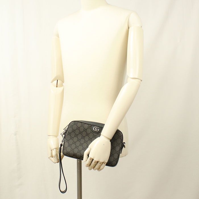 Gucci Small Cross Belt Bag Ophidia Crossbody GG Supreme — view 9