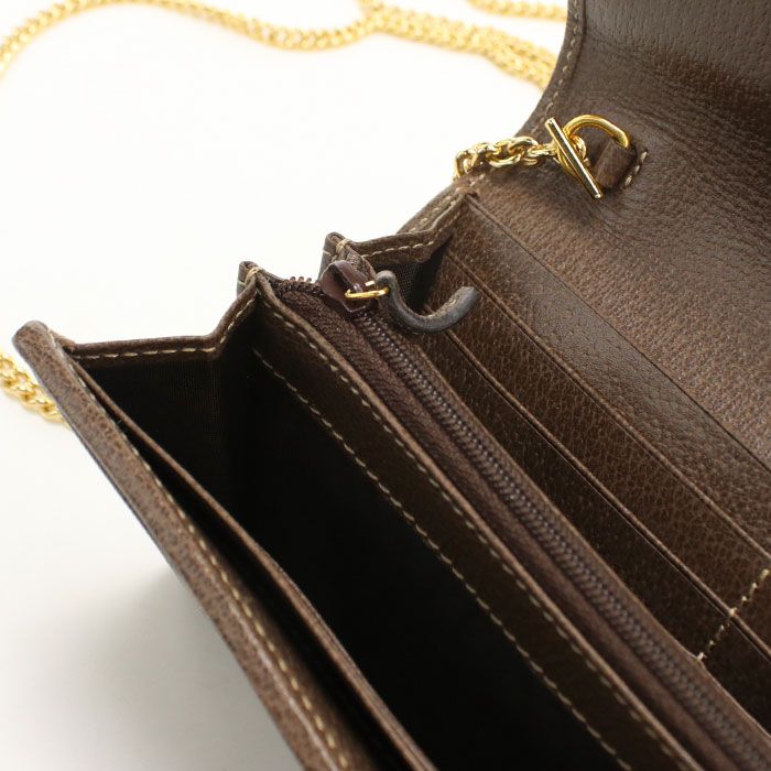 Gucci Ophidia Chain Wallet GG Supreme Leather — view 6