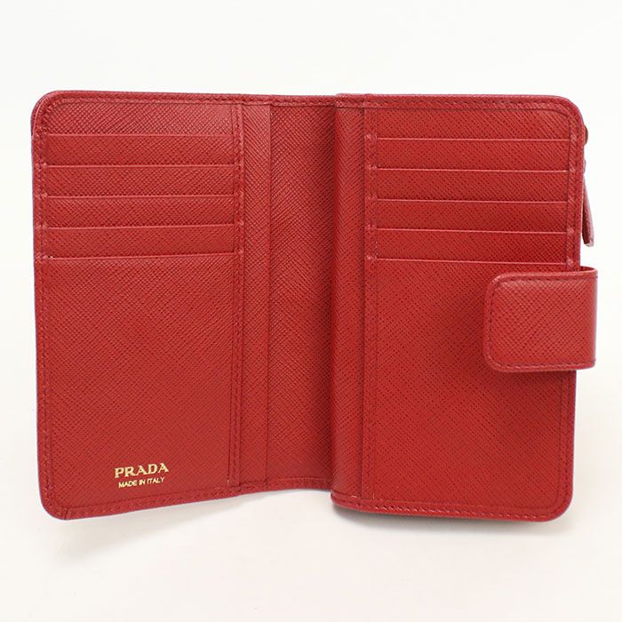 Prada Saffiano Leather Bifold Wallet — view 3