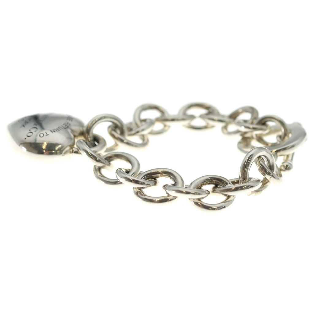 Tiffany & Co Return to Full Heart Toggle Bracelet Chain Silver — view 4