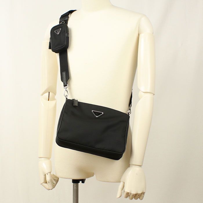 Prada Crossbody Shoulder Bag Nylon — view 7