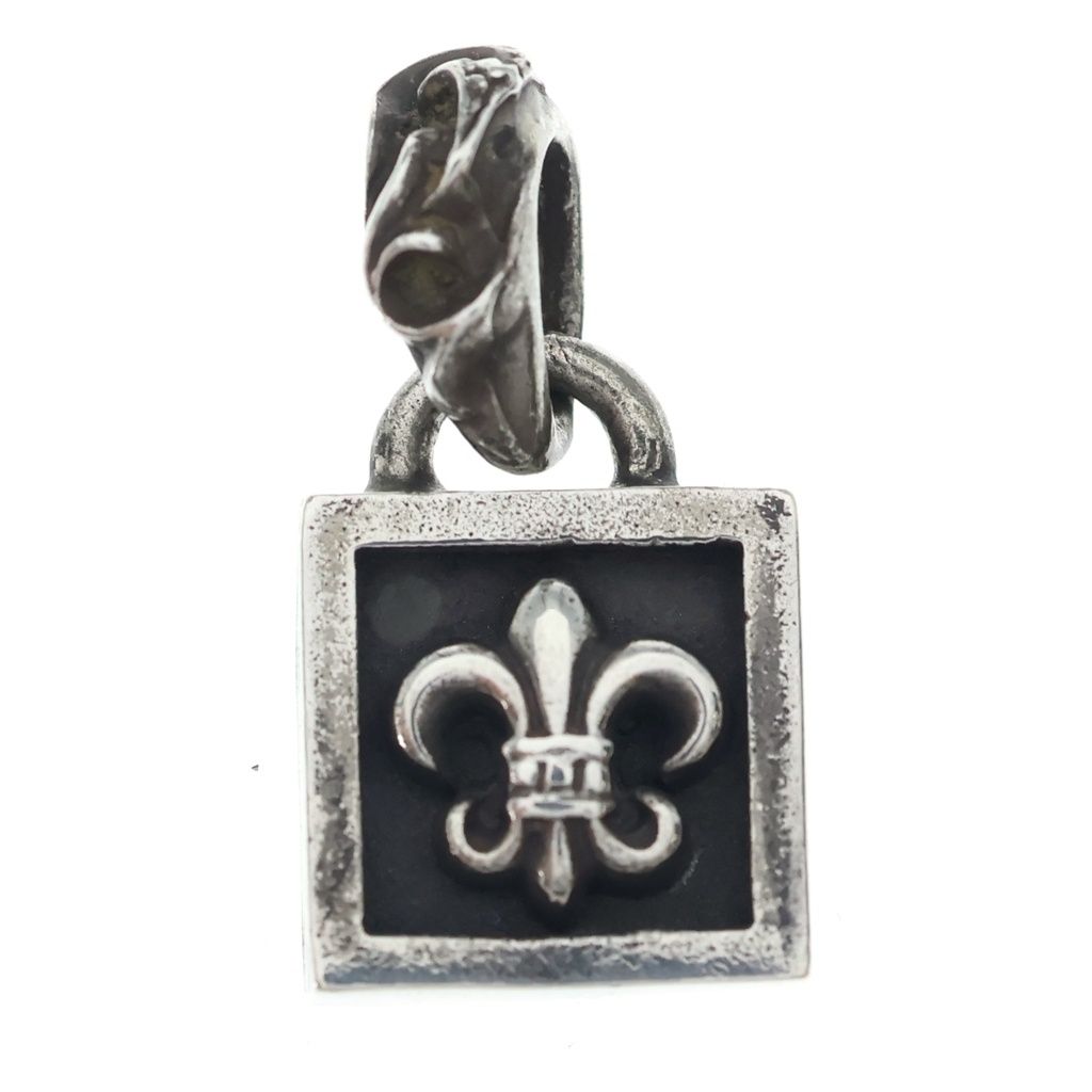 Chrome Hearts Framed BS Fluer BS Flare Charm Pendant Silver