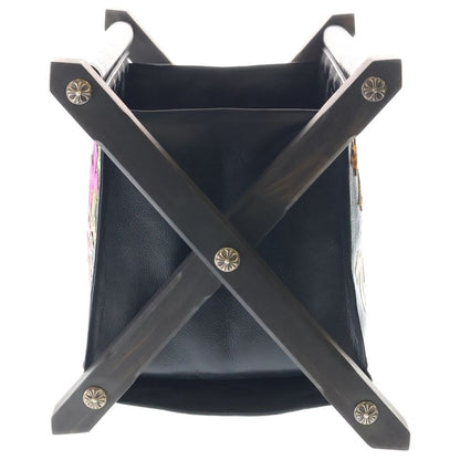 Chrome Hearts Magazine Rack Multi Cemetery Patch Ebony Leg Leather Shoulder — view 4
